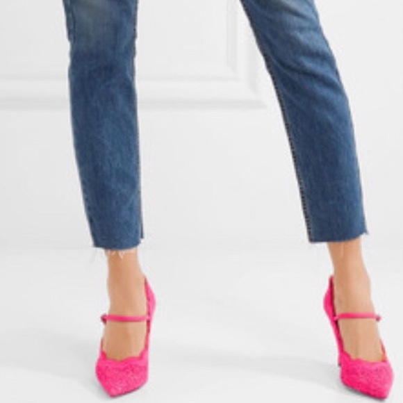 GUCCI Virginia Pump Pink Lace - Picture 2 of 8